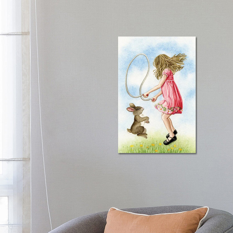 Jumping Rope by Tracy Lizotte - Wrapped Canvas Print, 66.04 cm H x 45.72 cm W