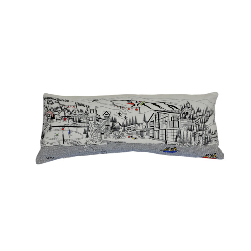 Coussin lombaire 14 "X 35", 14 po x 35 po, Crème