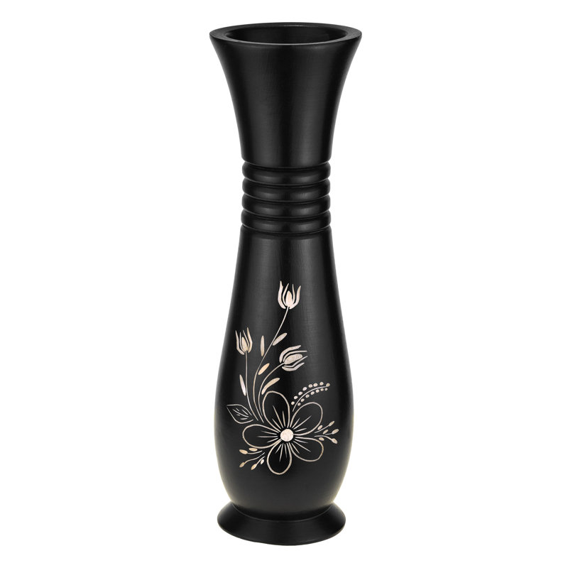 Vase en bois de manguier 14 po