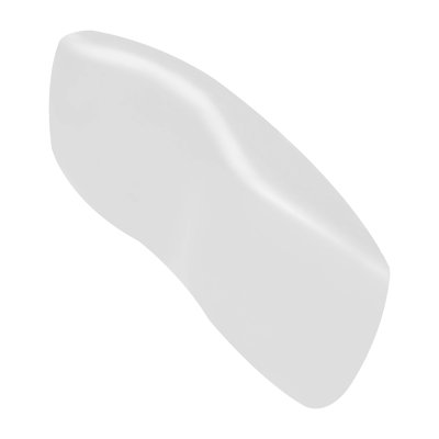 3652FCC38C524B33BB31E2CB67EE3692 12-in x 1-in x 5-in Gel Bathtub Pillow, White