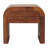 16" Chestnut Solid Wood One Drawer Nightstand