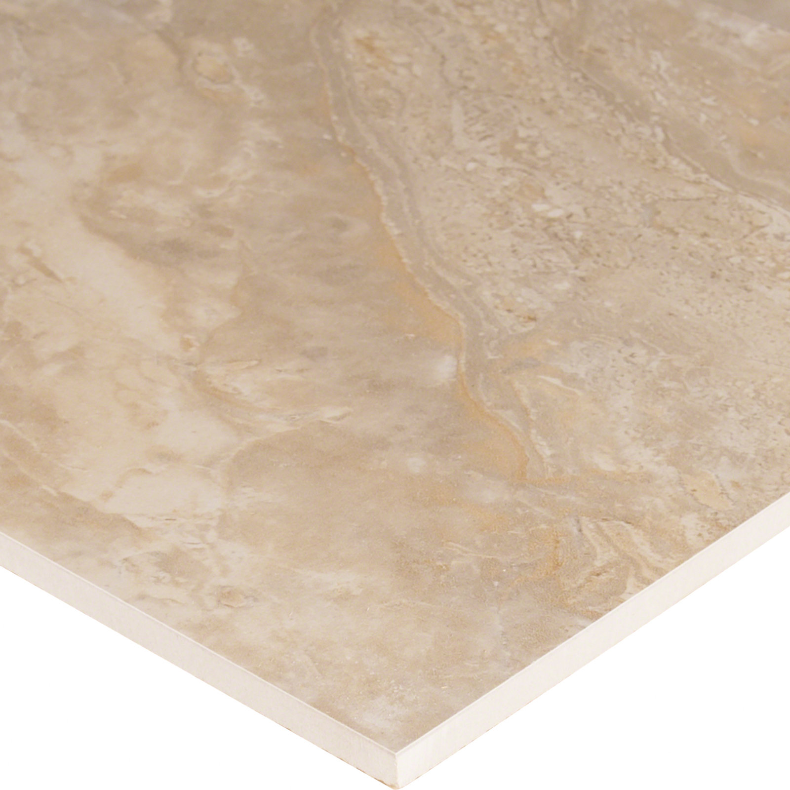 Windsor 24 in. x 24 in. Matte Porcelain Stone Look Floor and Wall Tile, Sienna