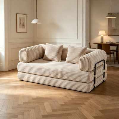 Compression Modular Boneless Sofa Bed, No Assembly Corduroy