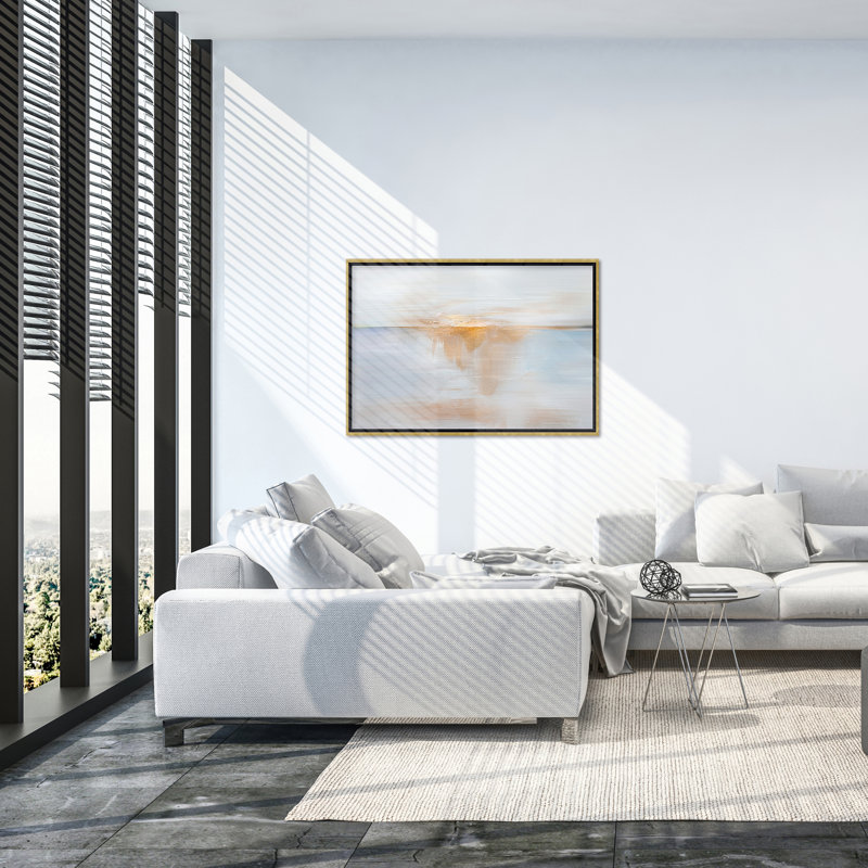 Abstract Sea Sun, 30" H x 40" W