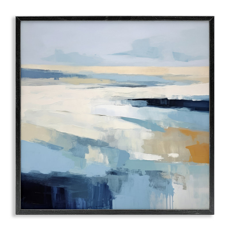  «Energetic Flowing Terrain», art de la giclée encadrée par Irena Orlov, Giclée encadrée noir minuit, H 24 po x l 24 po