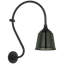 Thomas O'Brien, "Academy 15" Larrabee Barn Light in Matte Black with 8" White Rockhouse Shade-550473046