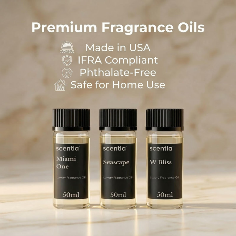  My Way Hotel Diffuser Oil | Aromatherapy Fragrances Inspired By 5-star Hotels | Luxurious Scents Gift Box Set - 3 X 50 Ml - The 1 Hotel Miami Beach, W Magic - Thanksgiving & Holiday Gift
