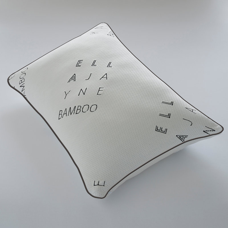 Coussin en bambou Ella Jayne - Support moyen pour toutes les positions de sommeil, Grand oreiller: 20 po x 30 po