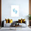 Sweet Baby Feet Delicate Abstract Contemporary Wall Art Print-98609362