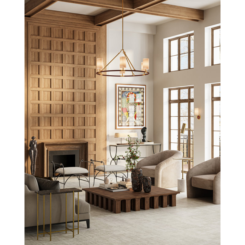 Ellerston Medium Chandelier, 21" H x 39" W x 39" D