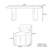 French retro simple rectangular dining table set-107192821