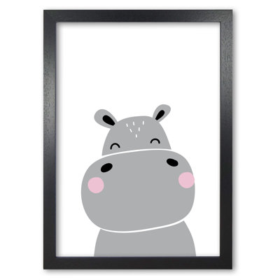Scandi Hippo - Print