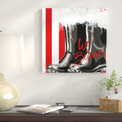«We Believe», reproduction de peinture à l'aquarelle