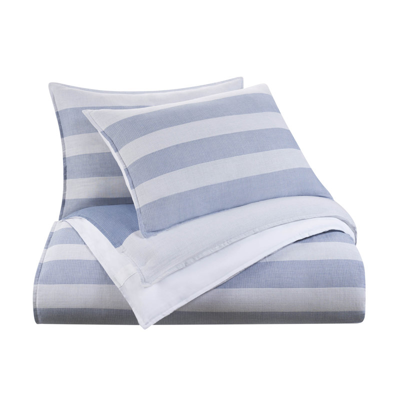 Southern Tide Lakeshore Comforter Set, King Comforter + 2 King Pillow Shams