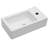 Mitcheldean White Ceramic 18X10 Bathroom Sink - Wall Mount, Stain-, Stylish Element Inch Bath Smooth Surface, Space Efficient