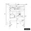 Meuble-lavabo autoportant avec rangement à 3 tiroirs Roomfitter 24 po avec lavabo, blanc-133698295