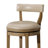 Maven Lane Alexander Stool with Faux Leather Upholstery-92565395-92565394