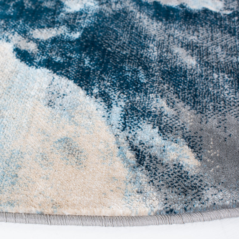 Estol Performance Abstract Rug, Rectangle 5'5" x 7'7"