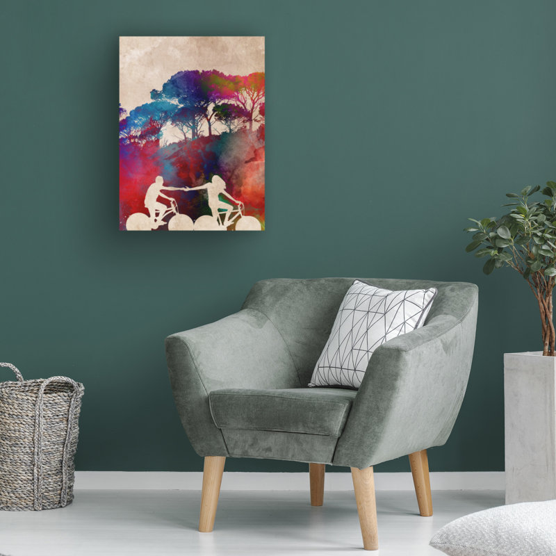Œuvre d'art sur toile bolologique Justyna Jaszke, H 14 po x l 19 po