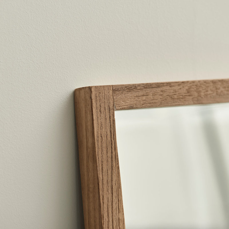 Lanare Solid Wood Rectangle Wall Full Length Mirror