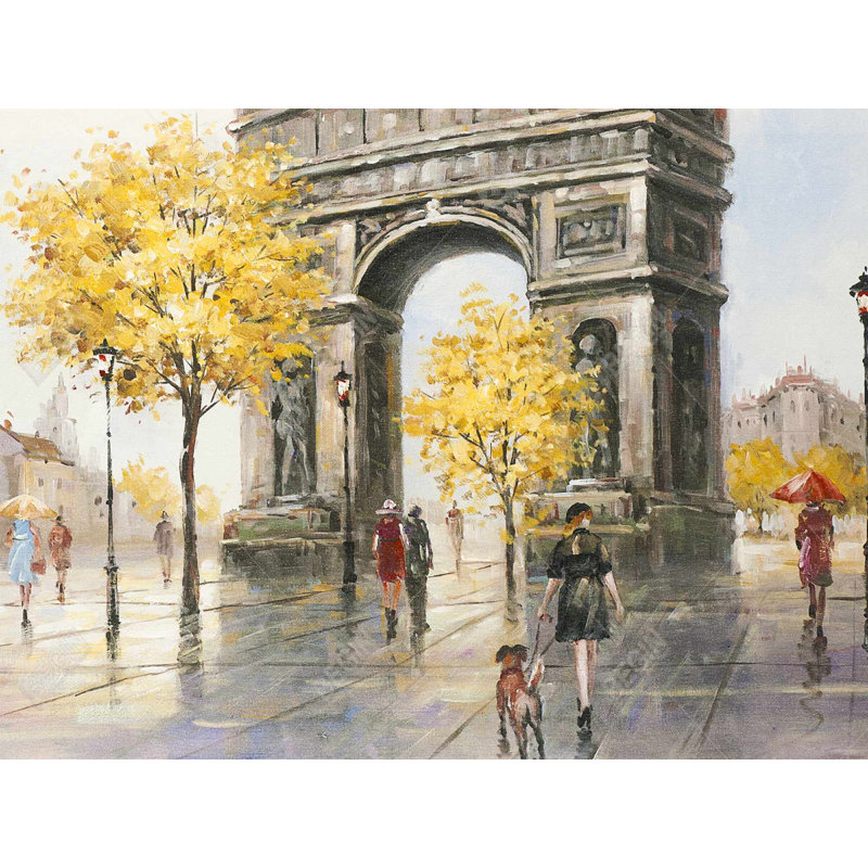 Arc de Triomphe à Paris, art sur toile