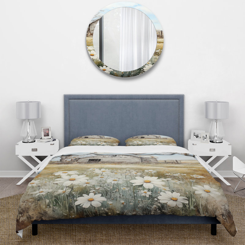 Ensemble de housse de couette en microfibre / polyester Farmhouse Quiet Retreat II Bedding