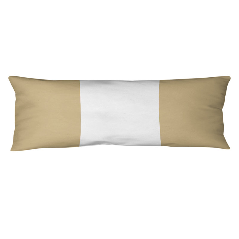 Polyester Medium Pillow, Gold/White, Miami Football