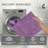 Home Weavers Classy Bathmat 100% Cotton Tufted Bath Rug, Extra Soft and Absorbent Bath Rugs, Non-Slip Bath Mats, Machine Washable bath rugs for Bathroom, 30" Round, Purple-588872261