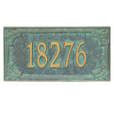 Signature Series 1-Line Wall Address Plaque