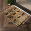 Tapis en polypropylène Nature's Nest, 2 pi 7 po X 3 po, bleu, teinté, pour les foyers avec animaux de compagnie,