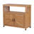 Stylish Wooden Patio Bar