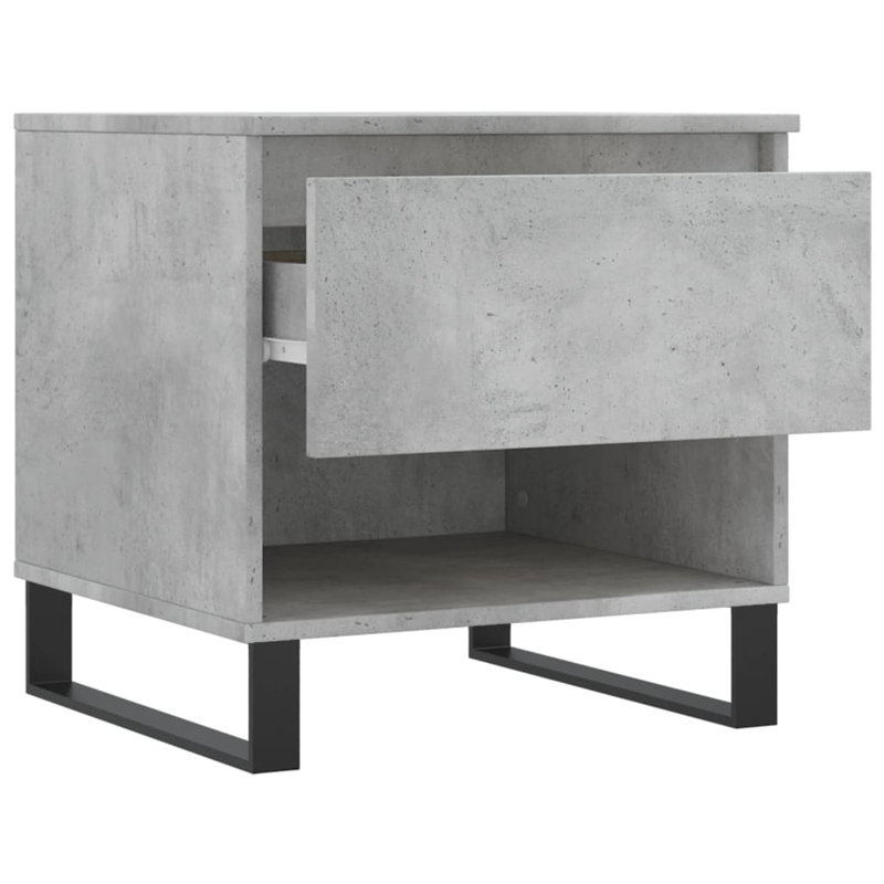 Sled Coffee Table with Storage, Concrete Grey