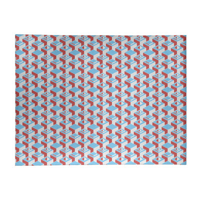 Chenille Geometric Indoor Rug
