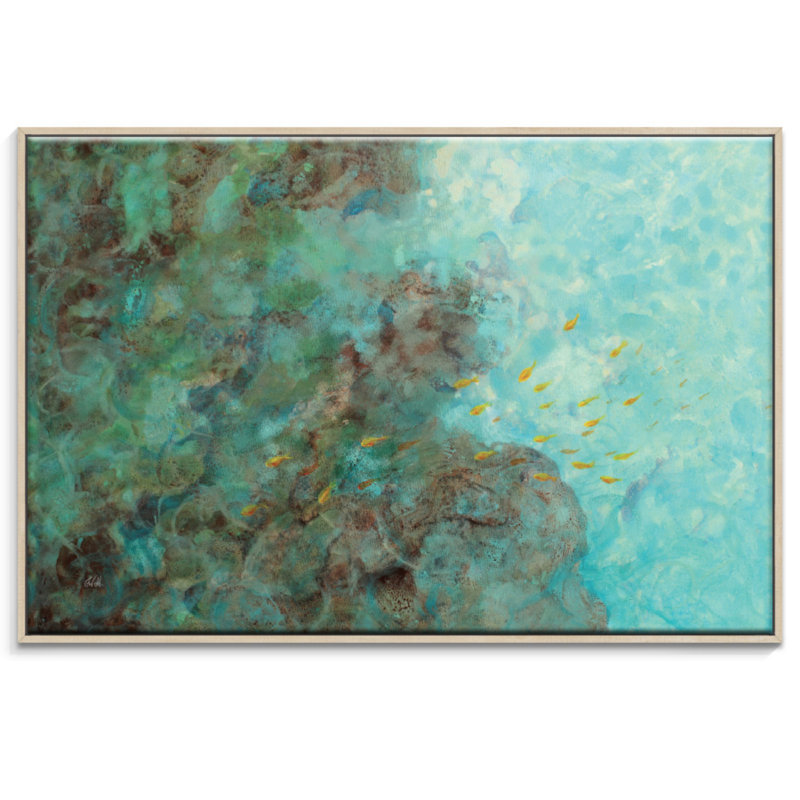 Over The Reef by Jennifer Webb - Wrapped Canvas Print, 102 cm H x 152 cm W, Light Brown