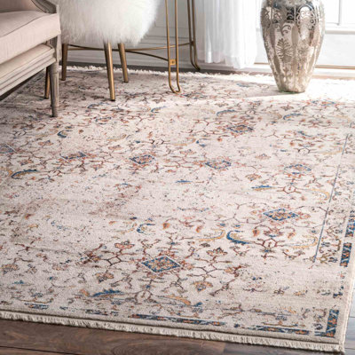 Tapis oriental blanc cassé Artvin