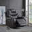 Horing Faux Leather Recliner-51307214-51307739