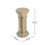 Support pour plante à piédestal en oxyde de magnésium sable, colonne intérieure / extérieure de 23,25 pouces