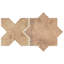 Tech Land Star & Cross Fire 6" x 12" Porcelain Singular Wall Floor Use Tile