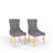 Tufted Velvet Upholstered Wingback  Dining Chair-1818594804-1818594806