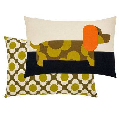 Dachshund 40X60Cm Feather Cushion