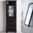 Solid Wood Freestanding Linen Cabinet