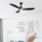 Elazar 52'' Ceiling Fan with LED Lights-765181021
