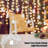 11.4 FT 96 LED Window Curtain String Lights Christmas Tree Twinkle Fairy Light 8 Modes Hanging Decor