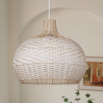 Aribella 1 - Light Natural Dome Pendant
