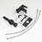 Three-hole bathroom faucet with drain kit-115827459