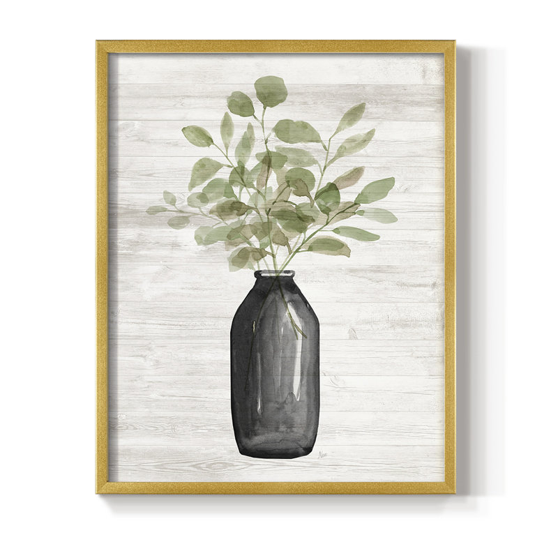 Summers Foliage II Framed Print - Solid Wood, 28" H x 22" W