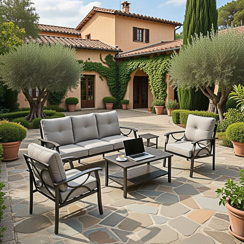 5-Pieceall-Weather Conversation Sofa Set
