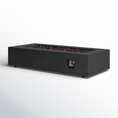 Aegean Powder-Coated Steel Outdoor Fire Pit Table