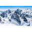 Murale pelez et collez de qualité supérieure - Snowy Mountain Peaks-1700967235