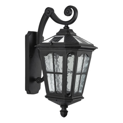 Lampadaire de balcon extérieur noir imperméable
